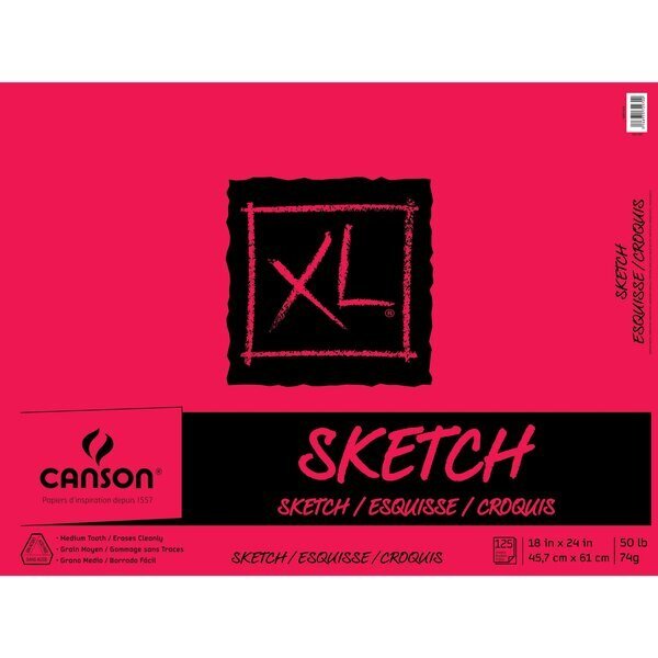 Xl Sketch Pad - 18X24, Canson, Mfr#: 100511076